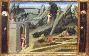 Saint John the Baptist Retiring to the Desert Giovanni di Paolo